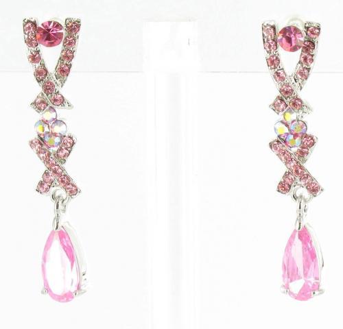 Helen's Heart Earrings JE-X003335-S-Pink
