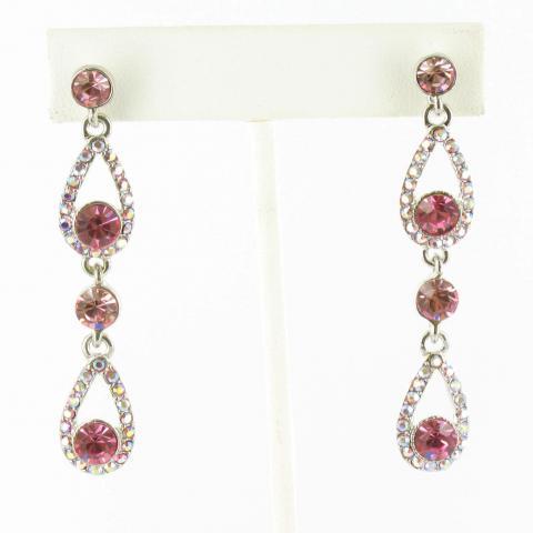 Helen's Heart Earrings JE-X004323-S-Pink