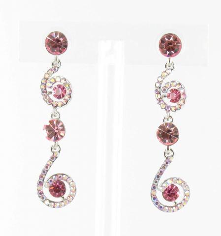 Helen's Heart Earrings JE-X004377-S-Pink