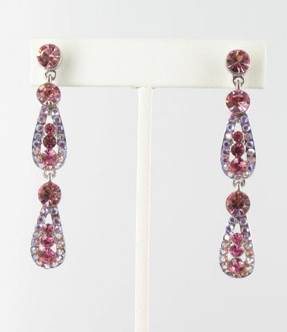 Helen's Heart Earrings JE-X004417-S-Pink