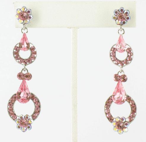 Helen's Heart Earrings JE-X005022-S-Pink