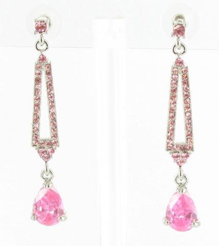 Helen's Heart Earrings JE-X005036-S-Pink