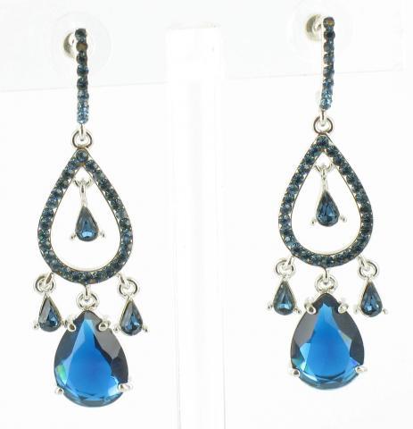 Helen's Heart Earrings JE-X005037-S-Blue