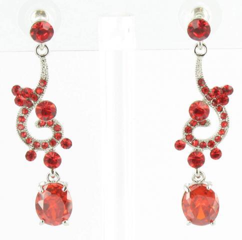 Helen's Heart Earrings JE-X005119-S-Red