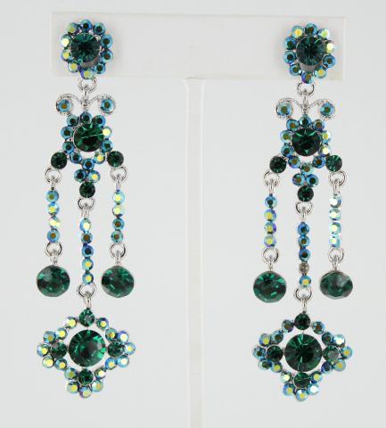 Helen's Heart Earrings JE-X005203-S-Emerald