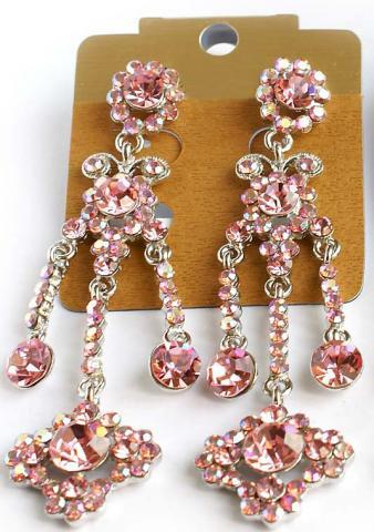 Helen's Heart Earrings JE-X005203-S-Pink