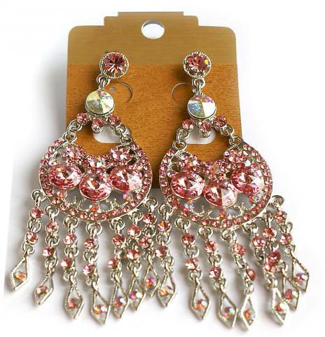 Helen's Heart Earrings JE-X005207-S-Pink