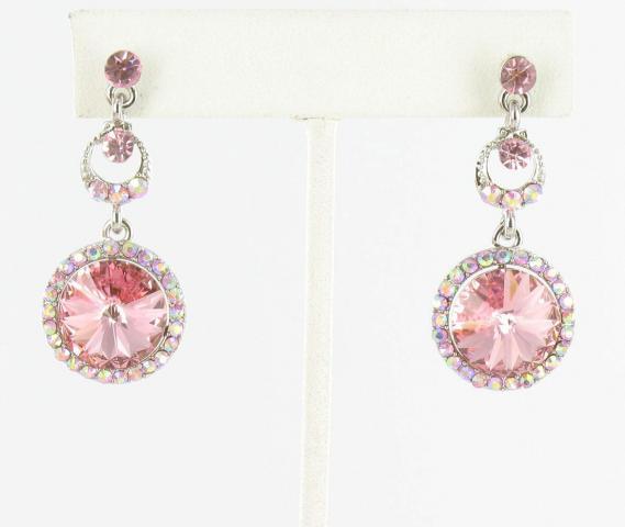 Helen's Heart Earrings JE-X005506-S-Pink