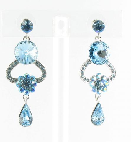 Helen's Heart Earrings JE-X005521-S-Blue