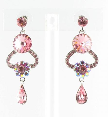 Helen's Heart Earrings JE-X005521-S-Pink