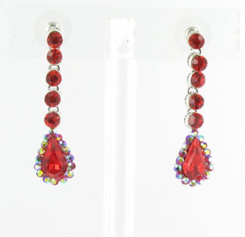 Helen's Heart Earrings JE-X005533-S-Red