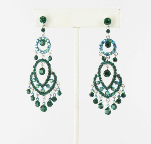 Helen's Heart Earrings JE-X006274-S-Emerald