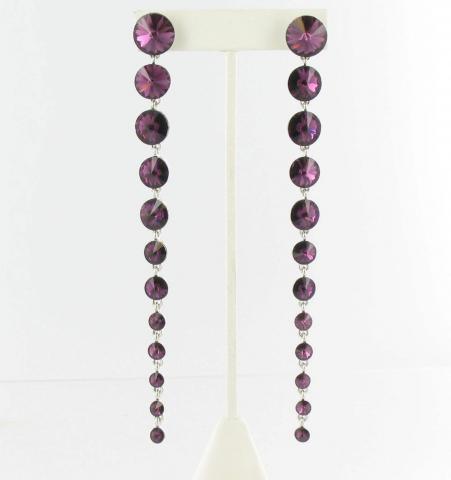 Helen's Heart Earrings JE-X006333-S-Purple