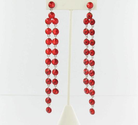 Helen's Heart Earrings JE-X006334-S-Red