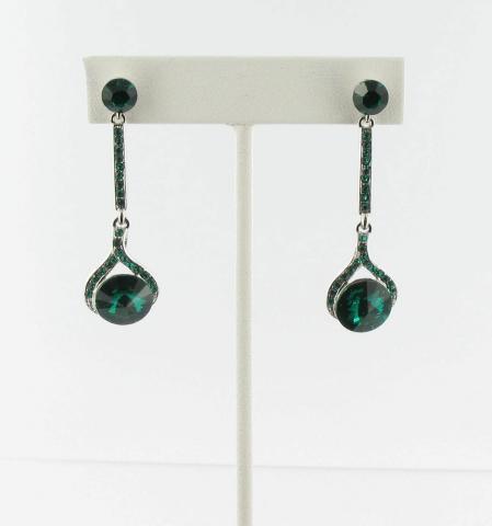 Helen's Heart Earrings JE-X006358-S-Emerald