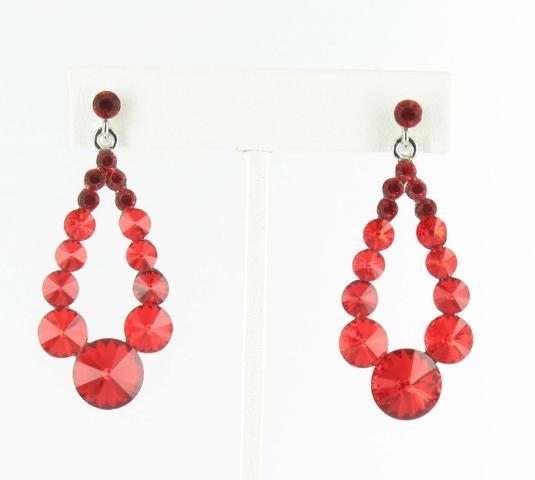 Helen's Heart Earrings JE-X006373-S-Red