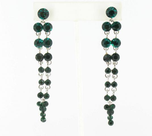 Helen's Heart Earrings JE-X006399-S-Emerald