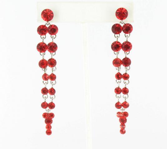Helen's Heart Earrings JE-X006399-S-Red
