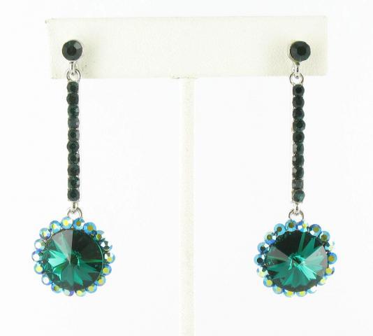 Helen's Heart Earrings JE-X006433-S-Emerald