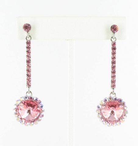 Helen's Heart Earrings JE-X006433-S-Pink