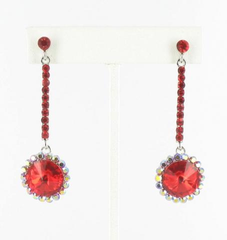Helen's Heart Earrings JE-X006433-S-Red