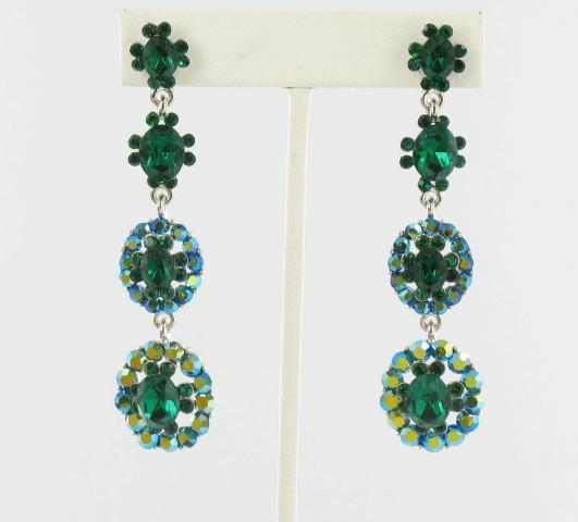Helen's Heart Earrings JE-X006588-S-Emerald