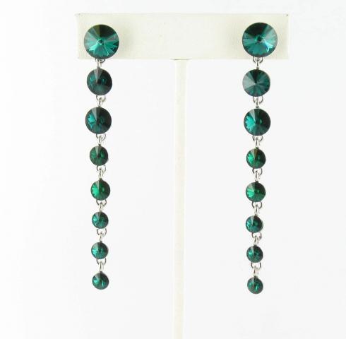 Helen's Heart Earrings JE-X007045-S-Emerald