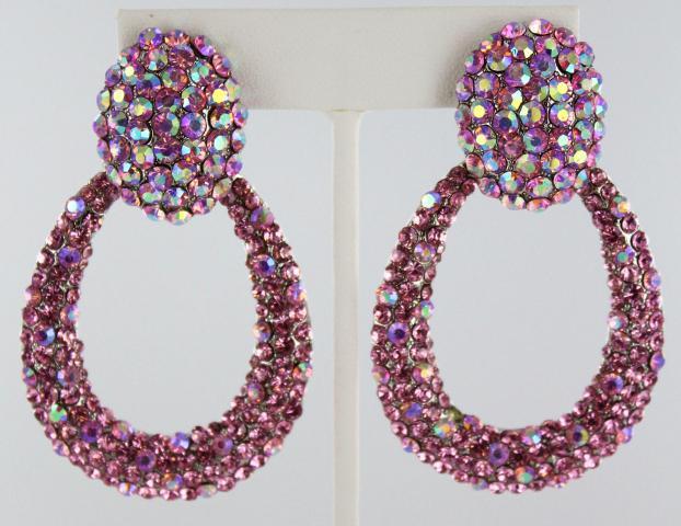 Helen's Heart Earrings JE-X007127-S-PINK
