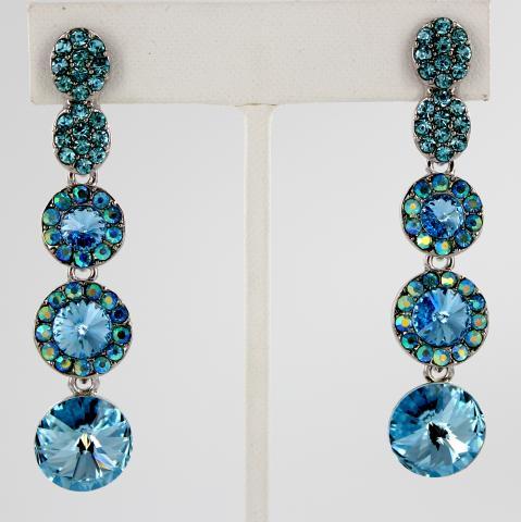 Helen's Heart Earrings JE-X007172-S-Blue