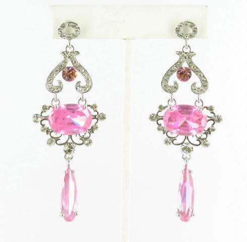 Helen's Heart Earrings JE-X007328-S-Pink