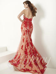 16155 Fire Red/Nude back