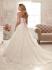 29265 Ivory/Champagne/Silver back
