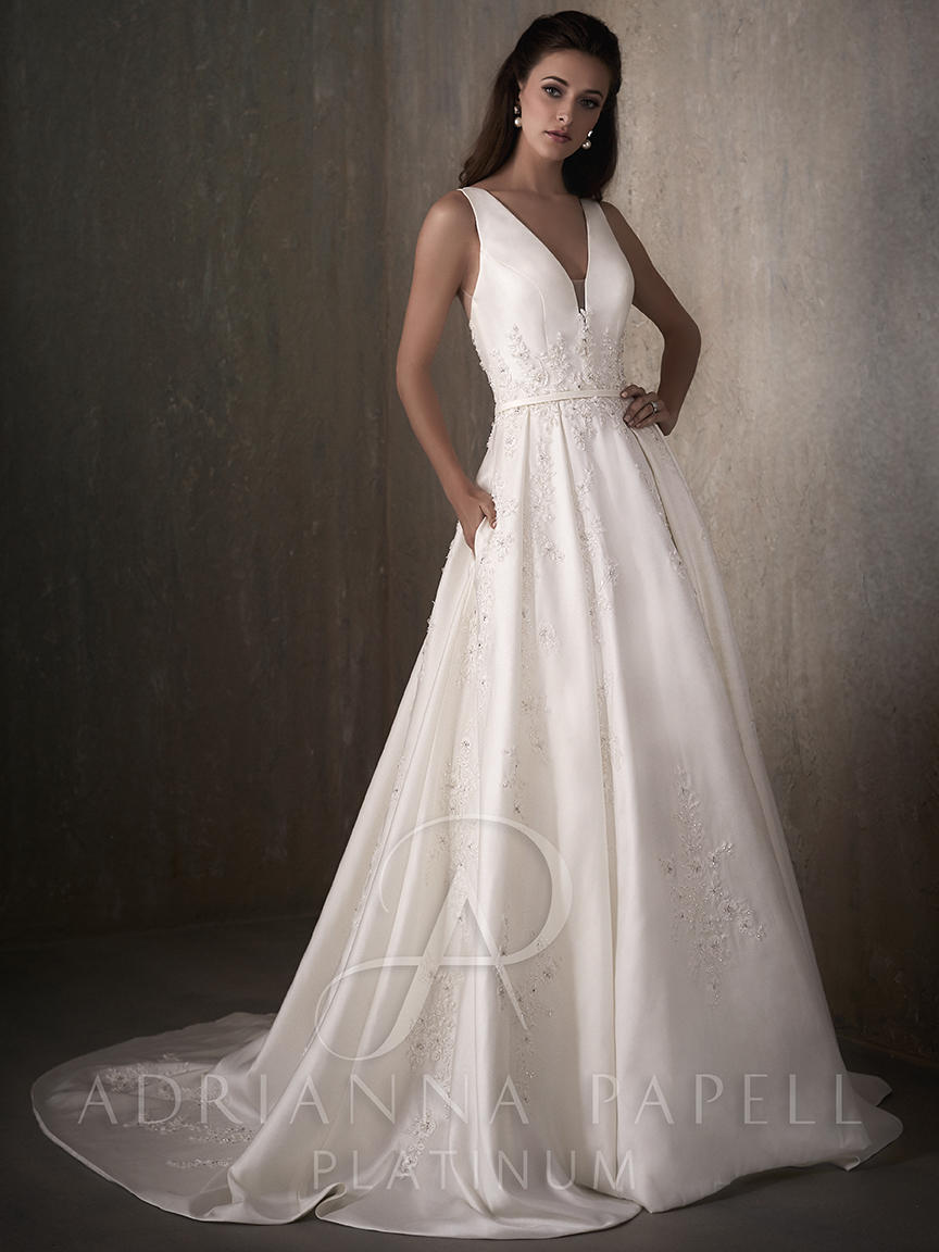 Adrianna Papell Platinum Bridal 31024