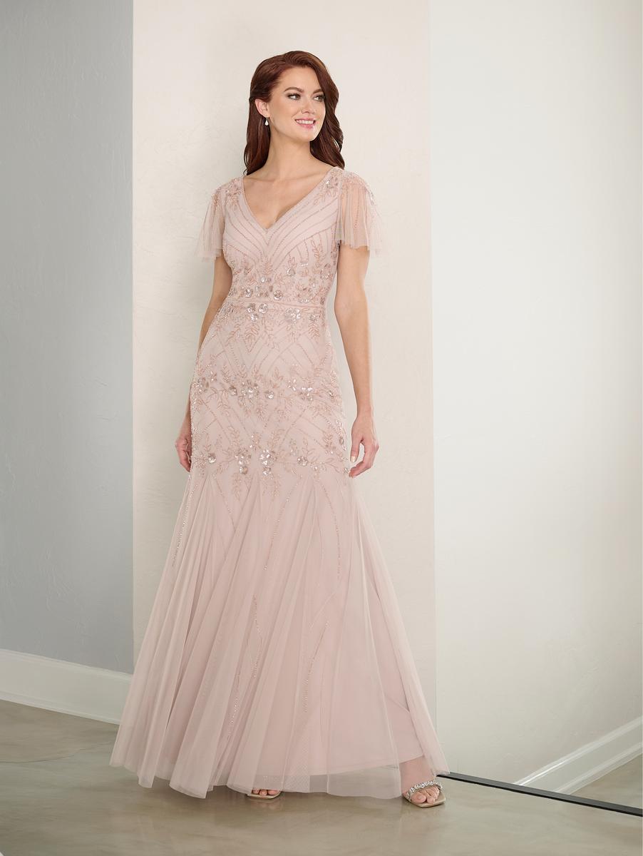 morganite bridesmaid dress Watters 3800 Mical Bridesmaid Dress Morganite Pink Crepe Size 8
