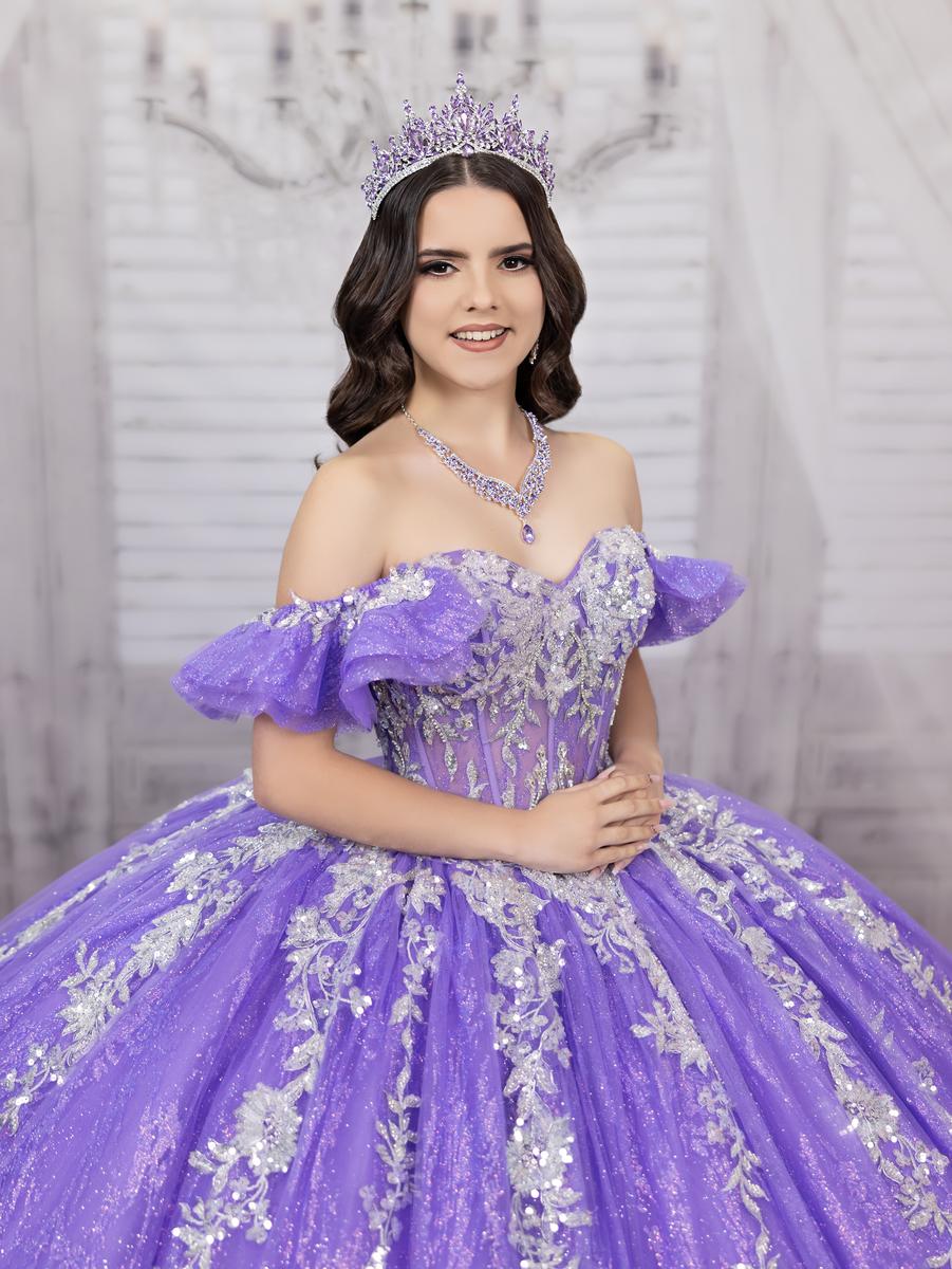 purple and silver quinceanera dresses Thistle Purple / 0