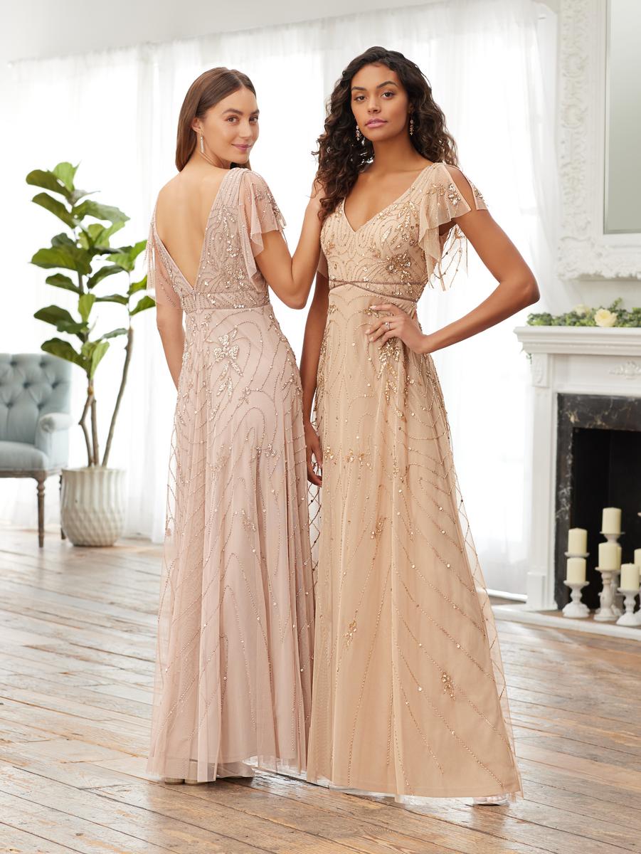 Adrianna Papell Platinum Bridesmaids 40102 Atianas Boutique Connecticut and  Texas | Prom Dresses | Bridal Gowns