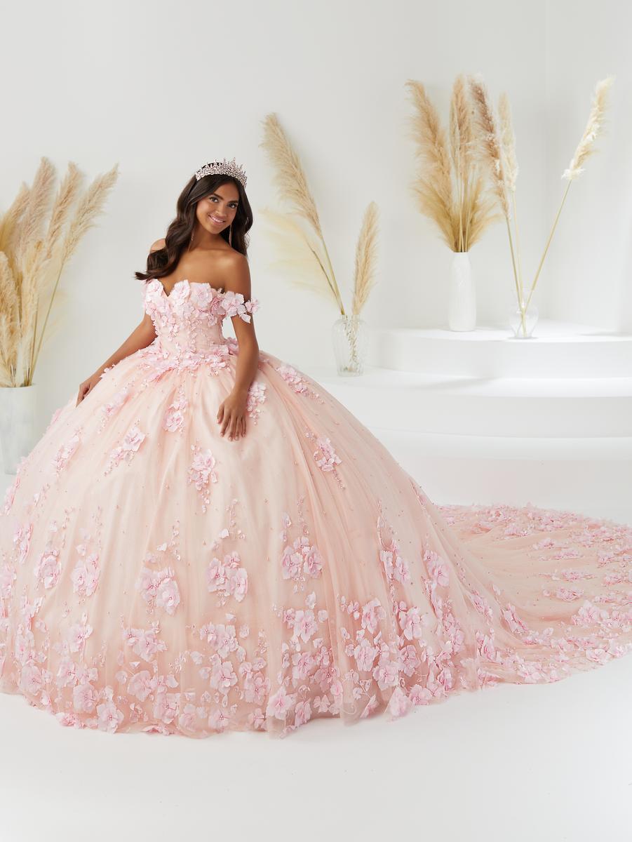 light pink quince dress Amarra Pink Quinceaera Dresses