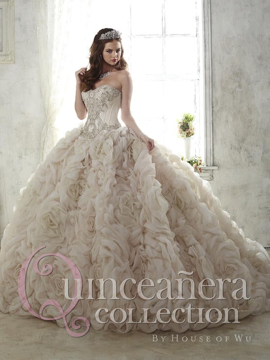 House of Wu - Ball gown flowers 26800