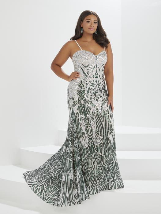 Tiffany Designs Plus Size Prom 16042