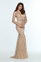 31446 Gold/Nude front