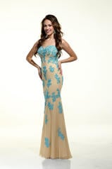 35776 Nude/Turquoise front
