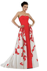 W1376 Red/Ivory front
