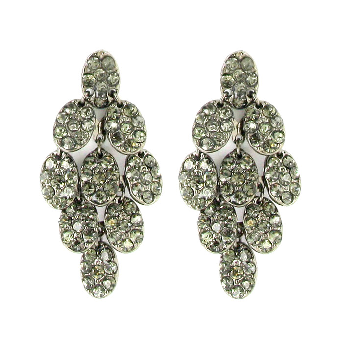 Jim Ball Crystal Earrings PV140_Diamond
