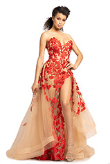 2164 Red/Nude front