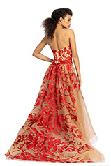 2164 Red/Nude back