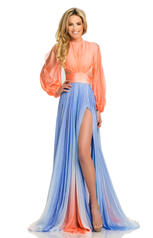 8005 Coral/Periwinkle Ombre front