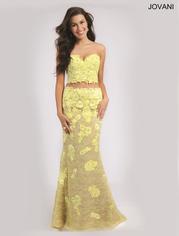21063 Yellow/Nude front