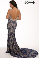 23540 Navy/Nude back