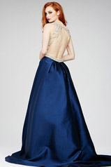 28892 Navy/Nude back
