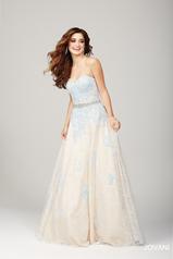 33262 Light Blue/Nude front